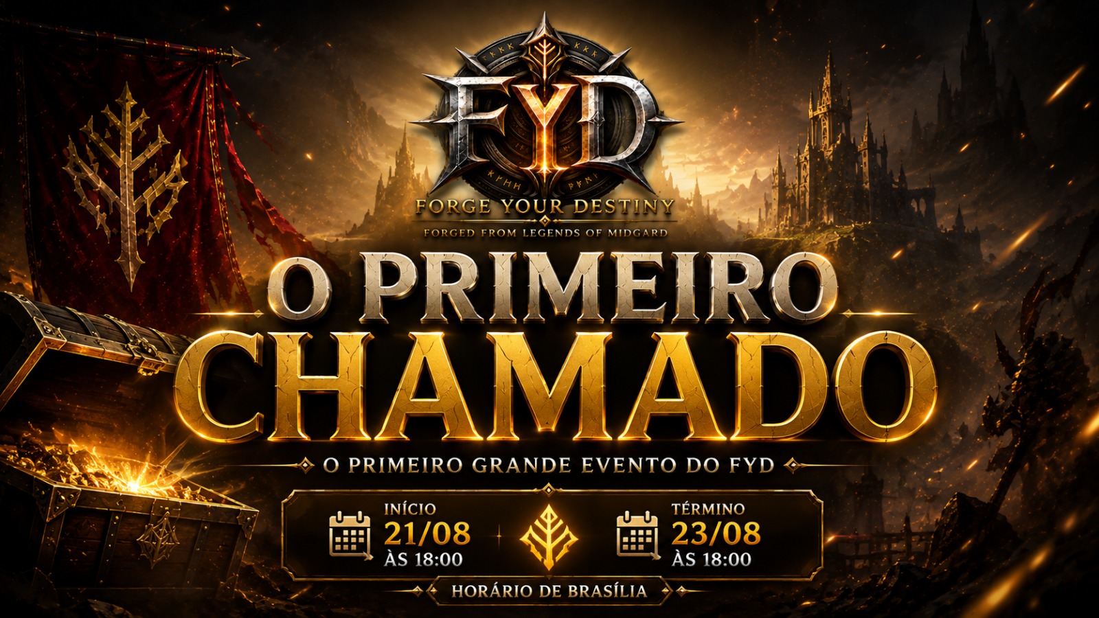 ⚔️ O PRIMEIRO CHAMADO ESTÁ CHEGANDO! [EVENTO]