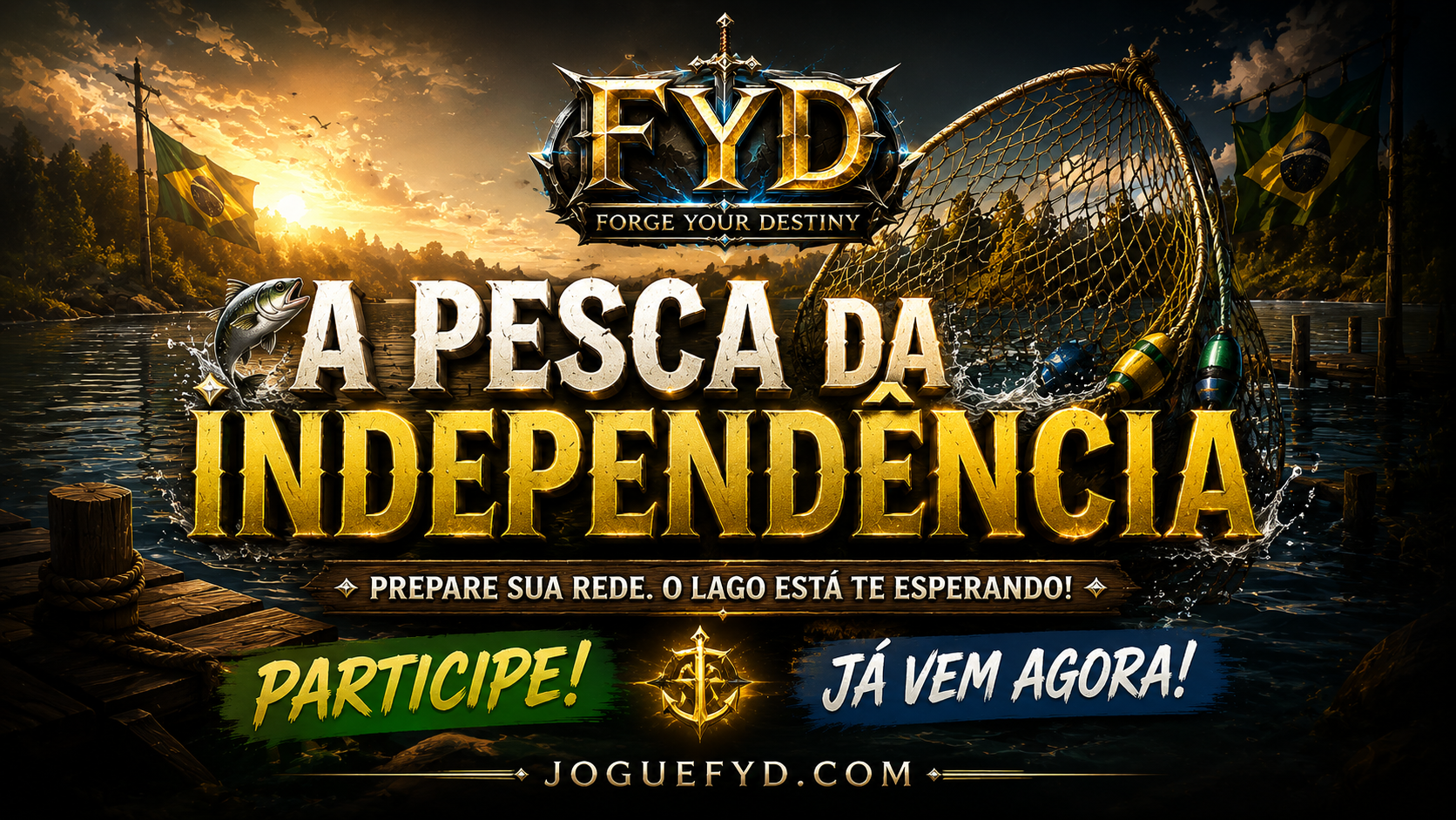 🟢 EVENTO: A PESCA DA INDEPENDÊNCIA 🟢 - 04/09/26